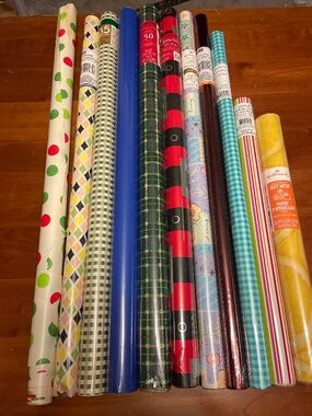 Rolls of Wrapping Paper